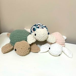 Custom Crochet Sea Turtle